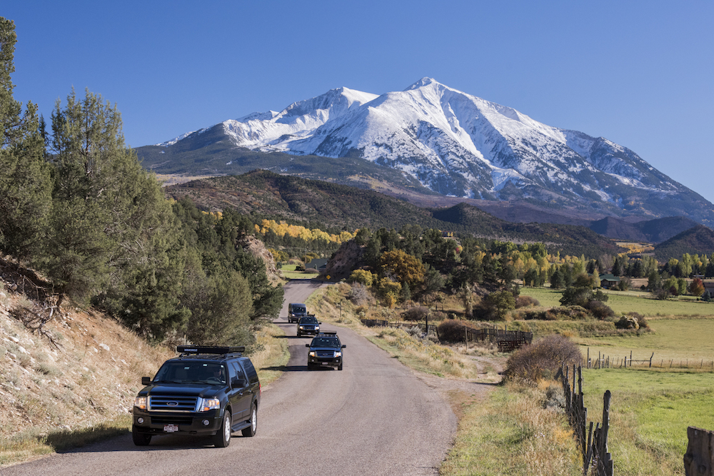 Fleet of three Ford Expeditions and Sprinter Van Aspen Valley