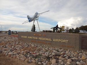 Grand Junction Airport Entrance sign